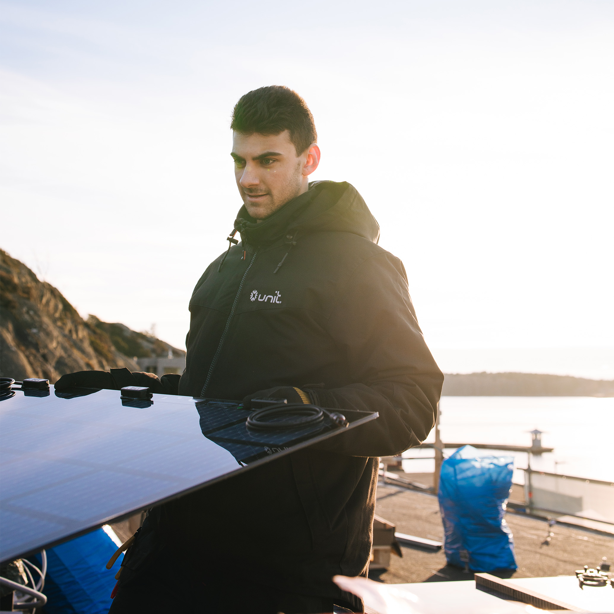 Installation av solceller